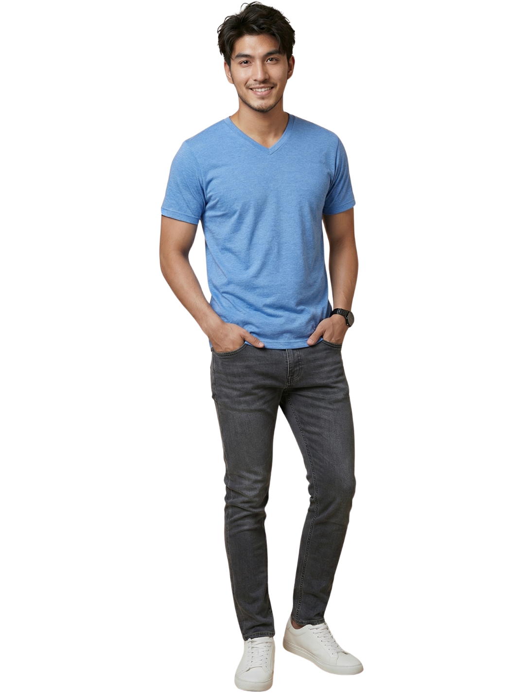 T-Shirt Slim Fit V-Neck
